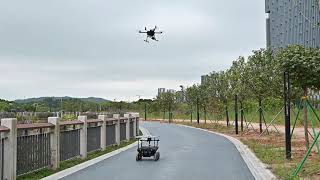 Dynamic Landing of UAV on UGV Platform A VisualOnlyApproach with Adaptive Control [upl. by Airdnassac]