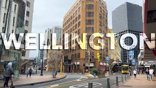 WELLINGTON NEW ZEALAND  2024 Walking Tour 4K  CBD Lambton Quay Willis St [upl. by Pacien]