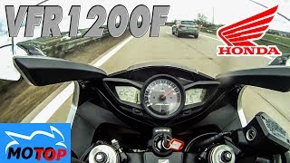 Honda VFR1200F  TOPSPEED on Autobahn [upl. by Fink]