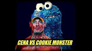 JOHN CENA VS COOKIE MONSTER [upl. by Ecertap]