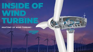 Inside of Wind Turbine windenergy WTG WEC electriciti generator windturbine WTG3dview [upl. by Atinal886]