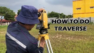 Traverse Surveying Tutorial [upl. by Aicelet]