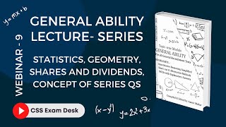 Statistics Geometry Shares and Dividends Concept of Series Qs  CSS Exam Desk [upl. by Caritta]