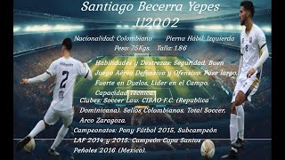 Highlights Santiago Becerra U2002 [upl. by Darci418]