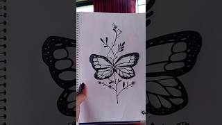 Simple Butterfly art 🦋 music shoity reggaeton song art musica butterfly art simpleart [upl. by Bently658]