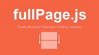 fullPagejs 기초 사용법 풀페이지 fullpage js [upl. by Macnair479]