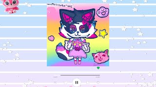 Less than three Speed up 🐈🪽💕🌈 beatcats adoptme fluvsies tamagotchi [upl. by Yerfoeg873]