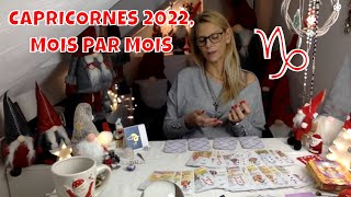 CAPRICORNES ♑️ 2022 votre année 2022 mois après mois [upl. by Ailime]