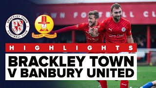 HIGHLIGHTS Brackley Town 31 Banbury United  Monday 1st January 2024 [upl. by Chandal]