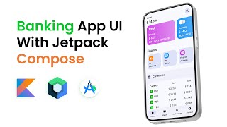 Build Banking App UI With Jetpack Compose 📱 [upl. by Isia935]