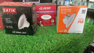 Best 3 LED Panel Light Brands In India Review  False Celling LED Lighting Buying Guide amp Live Demo [upl. by Heigl]