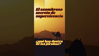 🐫¿Qué hay DENTRO de las JOROBAS SECRETOS de Supervivencia de los Camellos y Dromedarios camellos [upl. by Evelinn]