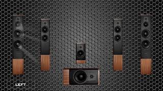 Stereo Left Right 51 Speaker Sound Test [upl. by Redlac]