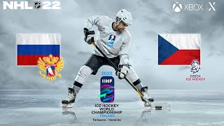 IIHF World Championship 2022  6  Semifinal  Russia vs Czechia [upl. by Hanzelin]