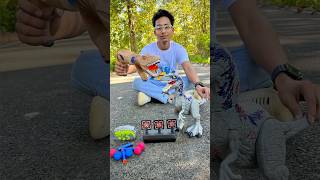 Big Toy Dinosaur Gun and Rc Dinosaur Unboxing🔥🦕 [upl. by Adnyleb]