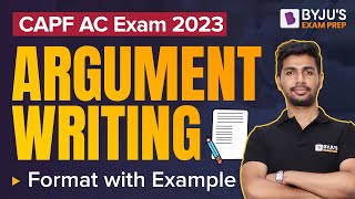 UPSC CAPF AC Exam Argument Writing Strategy for CAPF AC 2023 I Good Argument For amp Against [upl. by Domenico658]