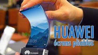 Les Ecrans Pliables de HUAWEI Arrivent Bientôt [upl. by Riatsala]