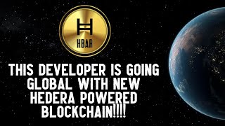 This Developer Is Going GLOBAL With New Hedera Powered Blockchain [upl. by Relly]