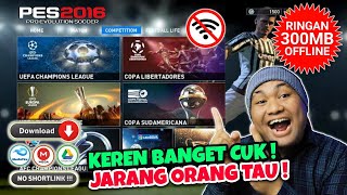 BARU  PES 2016 Mobile Offline Grafik HD 300MB Full Lisensi  FTS Mod Pro Evolution Soccer Android [upl. by Lucilia]