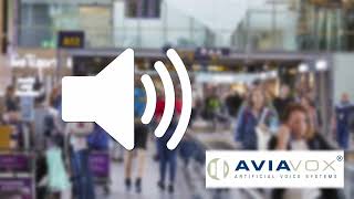 Airport PA Chime Sound Effect By Aviavox [upl. by Rosemari]