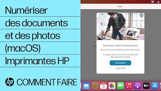 Comment numériser à partir de mon imprimante HP sous macOS  Imprimantes HP  HP Support [upl. by Ael]