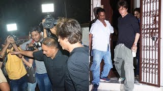 Shahrukh Khan Spotted Post Dubbing For ZERO At Shankar Mahadevans Dubbing Studio [upl. by Ameehsat]