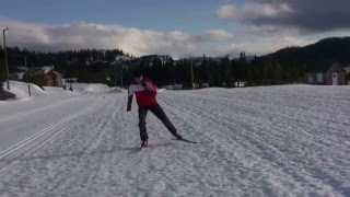 Tips for ski skating on uneven  frozen snow [upl. by Derrik]