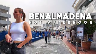 Benalmadena Spain Hot Afternoon April 2024 Update Costa del Sol  Málaga 4K [upl. by Dylane886]