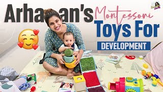 Arhaans Montessori Toys  Thing You Need For Your Babys Early Learning  Sameera Sherief [upl. by Niddala]