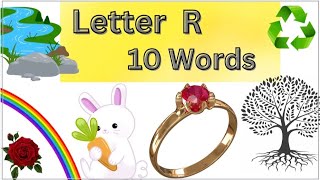 10 Words With Letterquot RquotAlphabet quotRquot [upl. by Treacy]