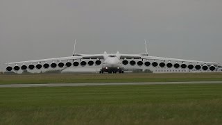 Antonov An  225  Самый большой транспортник в мире Взлет и посадка [upl. by Ametaf]