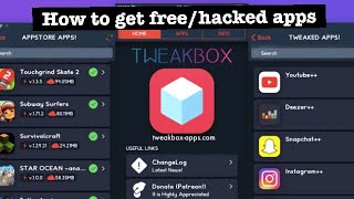 How to get HACKEDMODDED apps Including Fortnite tweakbox [upl. by Rehtae]