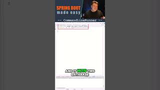Spring Boot CommandLineRunner [upl. by Bihas]