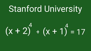 Nice quartic equation [upl. by Eeltrebor]