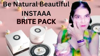 INSTAAA BRITE PACK SKIN WHITENING CREAM \ Be Natural Beautiful MADE IN TURKEY [upl. by Durr]