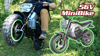 The QUIET RIPPER EGO 56V Mini Bike MB1000 [upl. by Mota]