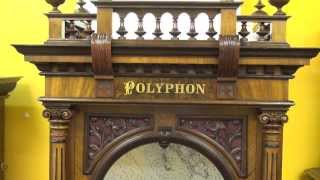 Polyphon Mikado Antique disc music box [upl. by Poock]