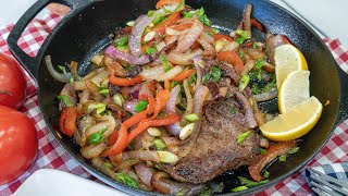 🥩Como cocinar bistec encebollado correctamente🥩 [upl. by Justus436]