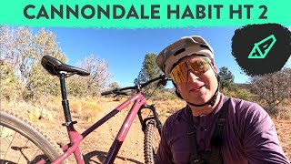 Cannondales Affordable Hardtail  The Cannondale Habit HT 2 Review [upl. by Sonafets760]