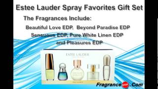 Estee Lauder Spray Favorites Miniature Perfume Gift Set [upl. by Ahsaelat]