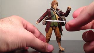 The Hobbit Toys 6quot Series 1  Bilbo Baggins by Bridge Direct Review [upl. by Nalo]