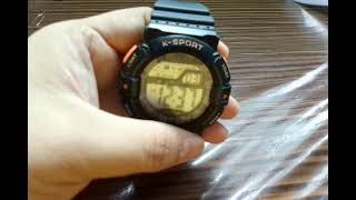 Reloj bonito y económico K SPORT [upl. by Ahsercel]