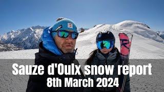 Sauze dOulx snow report [upl. by Asp]