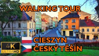 ⁴ᴷ⁶⁰ 🇵🇱 🇨🇿 Poland  Czech Republic Border  Cieszyn  Český Těšín September 2024 4K [upl. by Eidnarb]