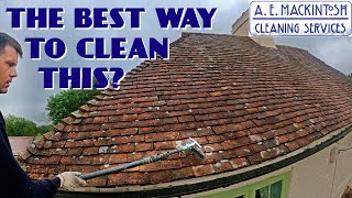 What’s The Best Method To Clean This Old Roof [upl. by Micheil574]