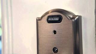 How to Program Schlage Keyed Entry with BuiltIn Alarm [upl. by Gillespie]