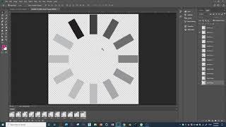 How to create a loading gif in Adobe Illustrator amp Photoshop time lapse [upl. by Jolda]