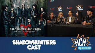 The Cast Of Shadowhunters Interview [upl. by Eiralam344]