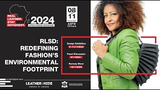 RLSD Africa Talent Leather Design Showcase 2024  at ASFW from 8  1111 in Addis Ababa Ethiopia [upl. by Maddalena]