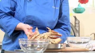 Cracking and Cleaning Dungeness Crab [upl. by Sivek]